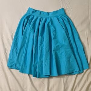 Black milk matte light blue cheerleader skirt new